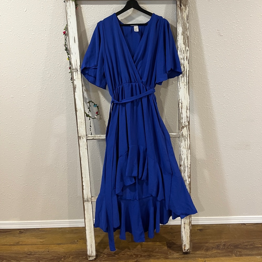 Bluebella Royal Blue High Low Dress